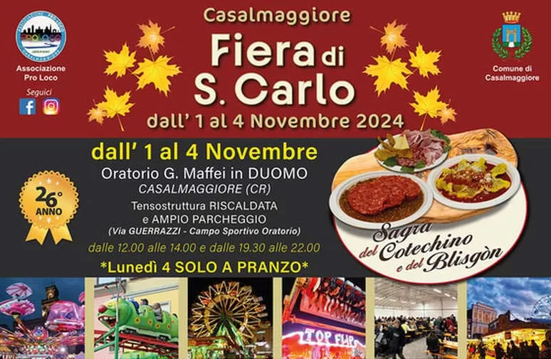 Fiera di San Carlo a Casalmaggiore 2024